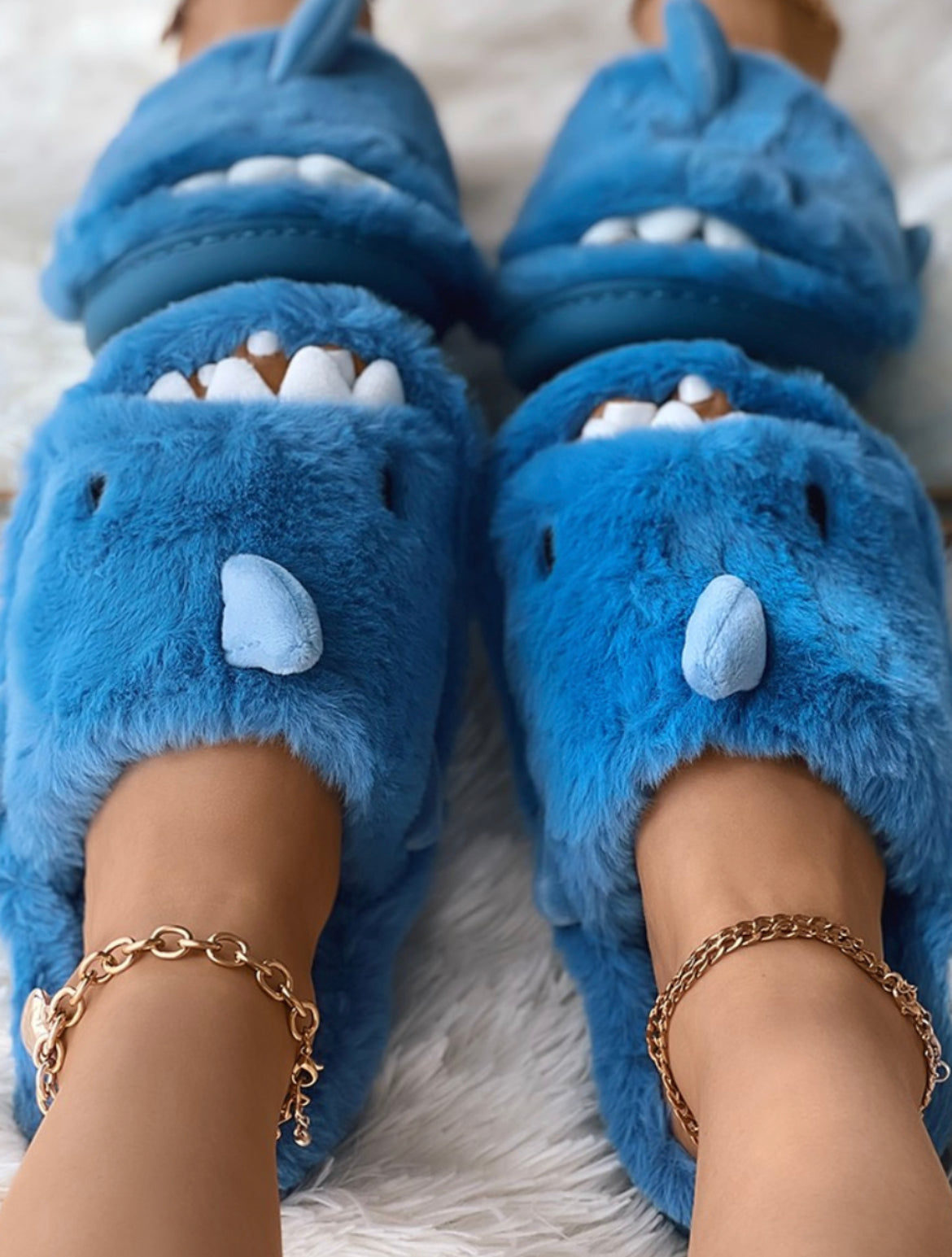 Furry on sale monster slippers