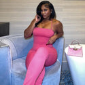 No Excuses Pink Jumpsuit