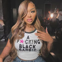 Black Barbie Crop Top