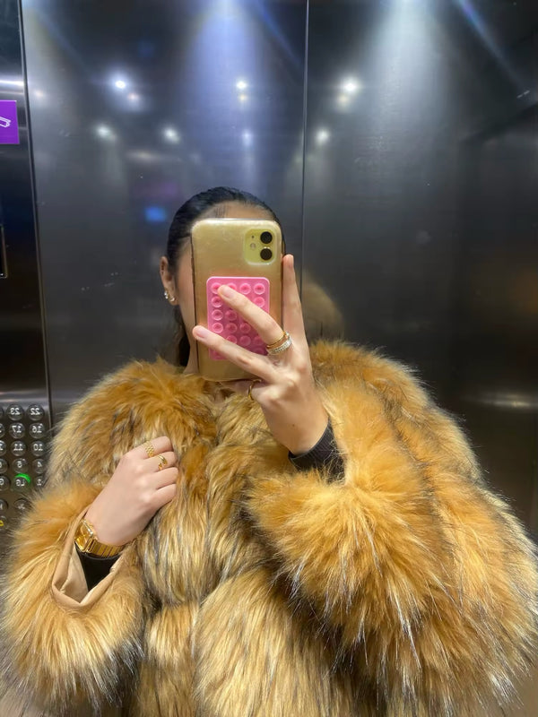 Faux Fur Winter Coat