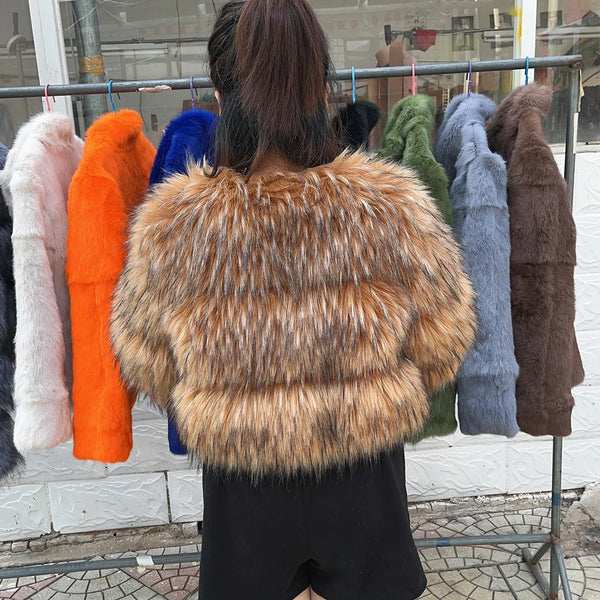 Faux Fur Winter Coat