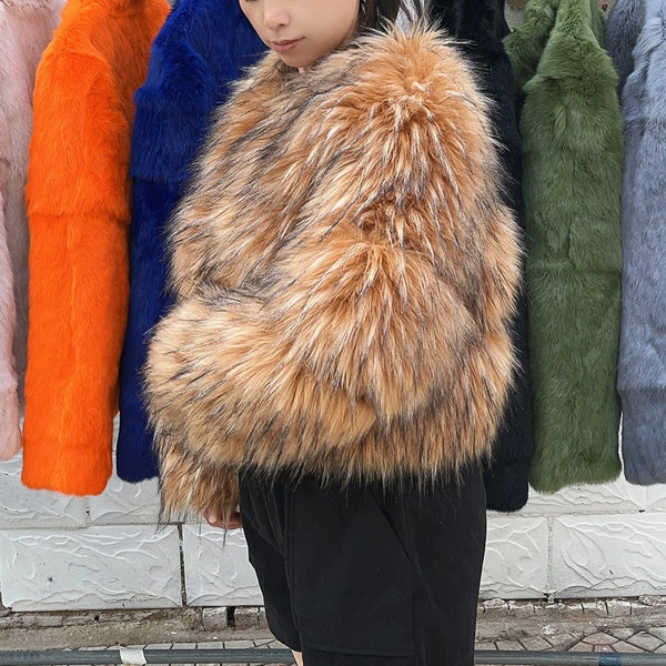 Faux Fur Winter Coat