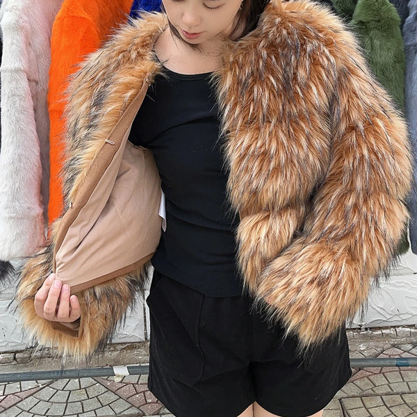 Faux Fur Winter Coat