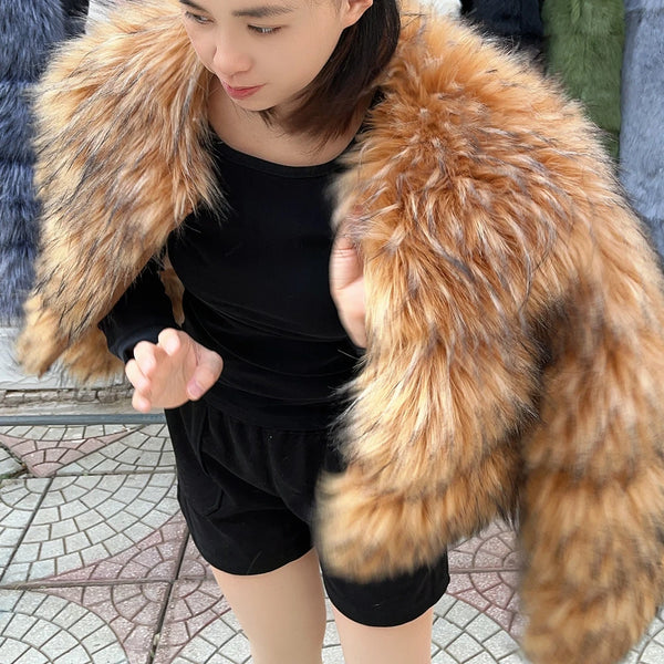 Faux Fur Winter Coat