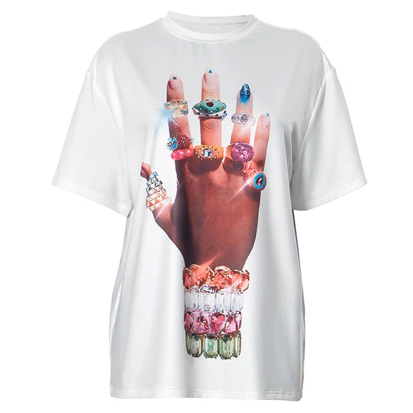 Masonry Hands Print Tee