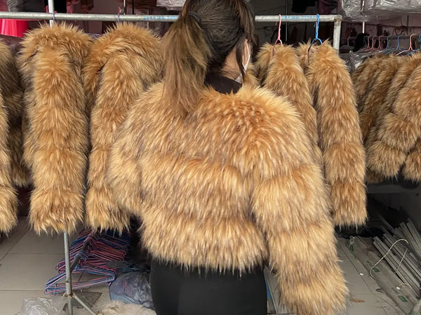 Faux Fur Winter Coat