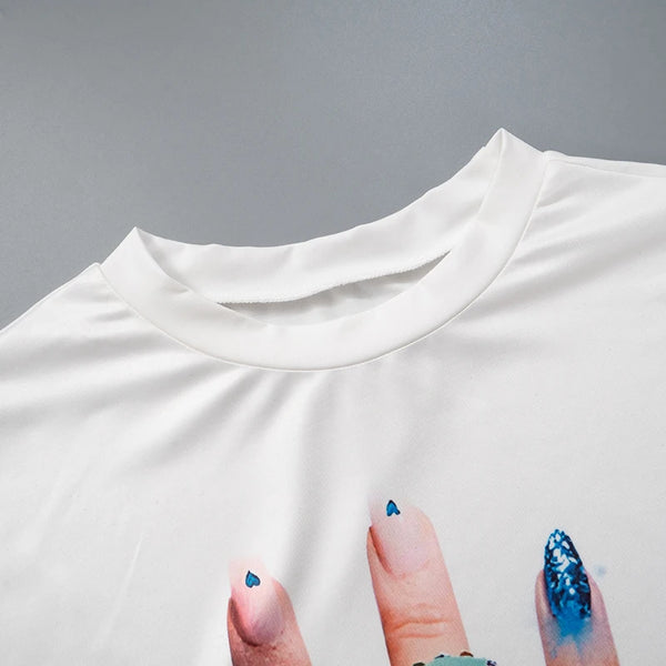 Masonry Hands Print Tee