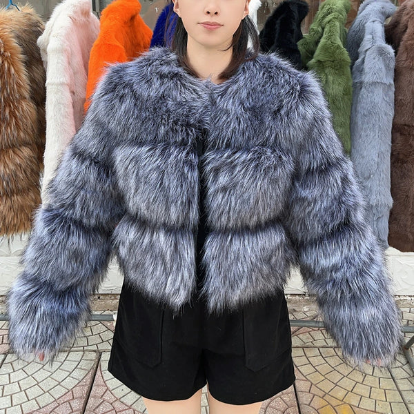 Faux Fur Winter Coat